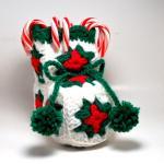 Christmas Decoration Crocheted Candy Stocking